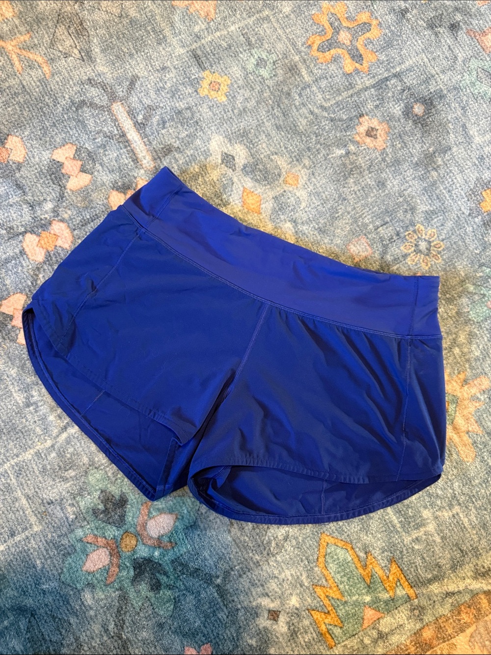 Women's Athletic Running Shorts - Royal Blue